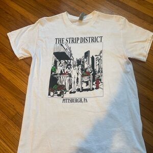 The Strip District Graphic T-Shirt - White Pittsburgh